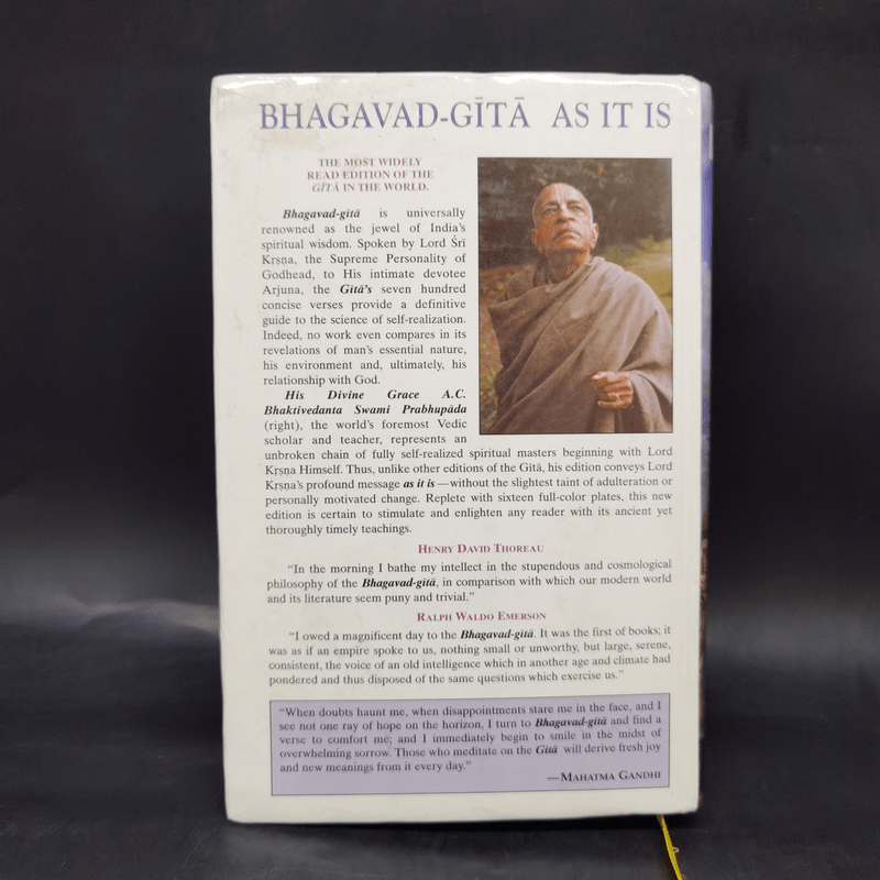 Bhagavad-Gita As It Is - A. C. Bhaktivedanta Swami Prabhupada