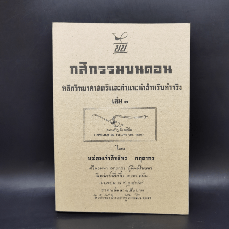 กสิกรรมบนดอน หลักวิทยาศาสตร์และคำแนะนำสำหรับทำจริง เล่ม 1 - หม่อมเจ้าสิทธิพร กฤดากร