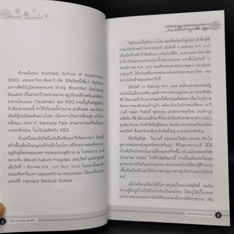 หลังกำแพงฮาร์วาร์ด: เพื่อความเป็นเลิศทางปัญญา Inside Harvard - เกรียงศักดิ์ เจริญวงศ์ศักดิ์