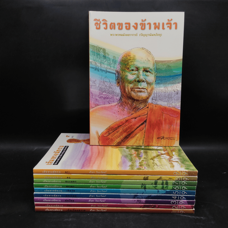 Boxset เส้นทางนักรบ นิยายภาพชีวประวัติท่านปัญญานันทภิกขุ 10 เล่ม