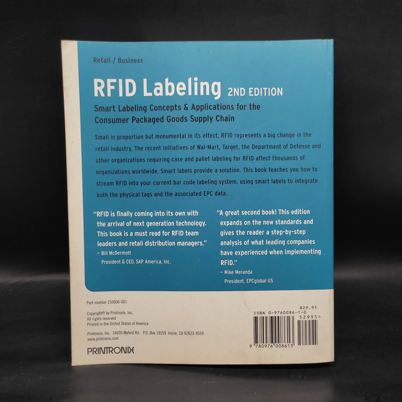 RFID Labeling: Smart Labeling Concepts & Applications for the Consumer Packaged Goods Supply Chain