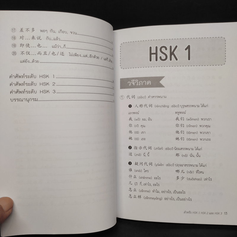 ไวยากรณ์จีนกลาง สำหรับ HSK1 HSK2 และ HSK3 - นพพิชญ์ ประหวั่น