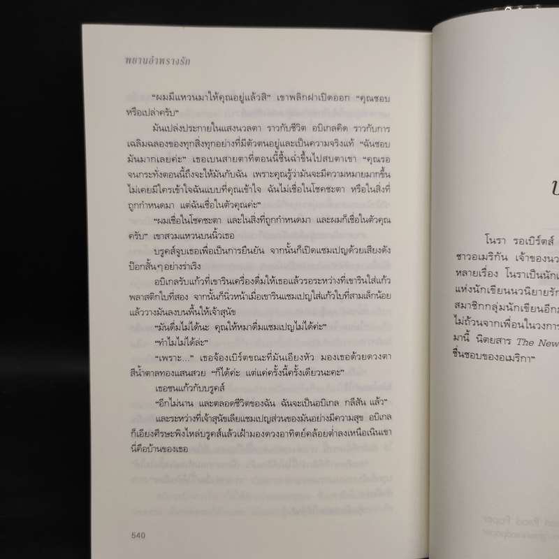 พยานอำพรางรัก The Witness - นอร่า โรเบิร์ตส์ (Nora Roberts)