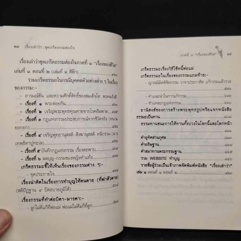 เรื่องเล่าว่า ชุดเกร็ดธรรมสอนใจ ภาคที่ 1 เรื่องของชีวิต เล่มที่ 1 ตอน 1