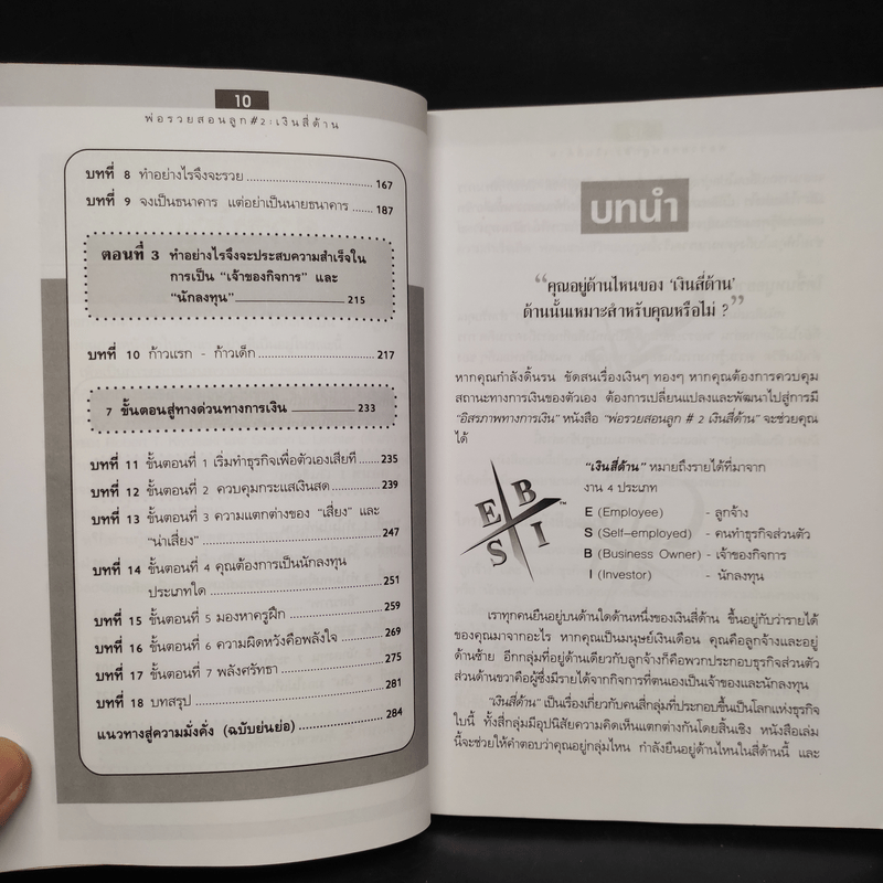 Cashflow Quadrant พ่อรวยสอนลูก #2 เงินสี่ด้าน - Robert T. Kiyosaki