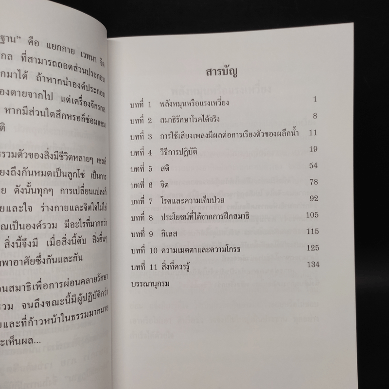 สมาธิเพื่อการผ่อนคลายรักษา สุขภาพกายและจิต - องค์รวม