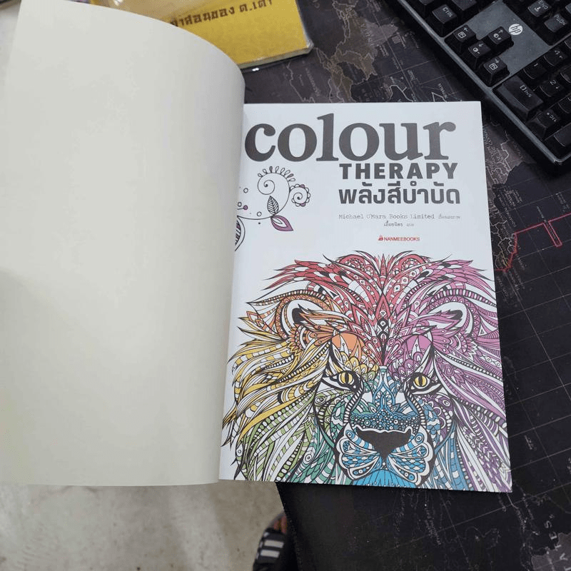 พลังสีบำบัด colour THERAPY COLOURING BOOK