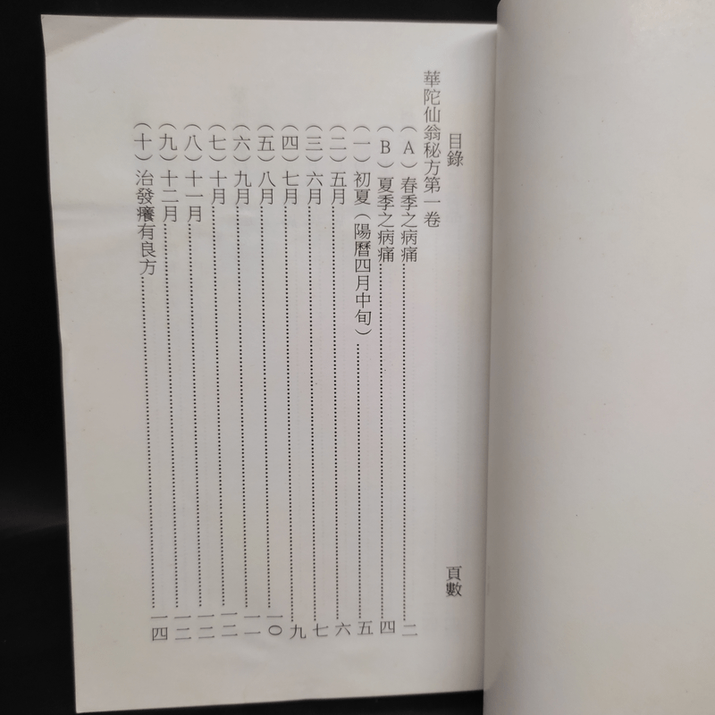 華陀仙翁秘方 菓菜療病法 ตำรับยาของท่านขงเบ้ง (ภาษาจีนทั้งเล่ม)