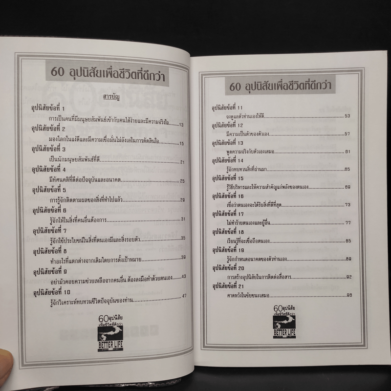 60 อุปนิสัย เพื่อชีวิตที่ดีกว่า - ฉันทพล นพนนท์