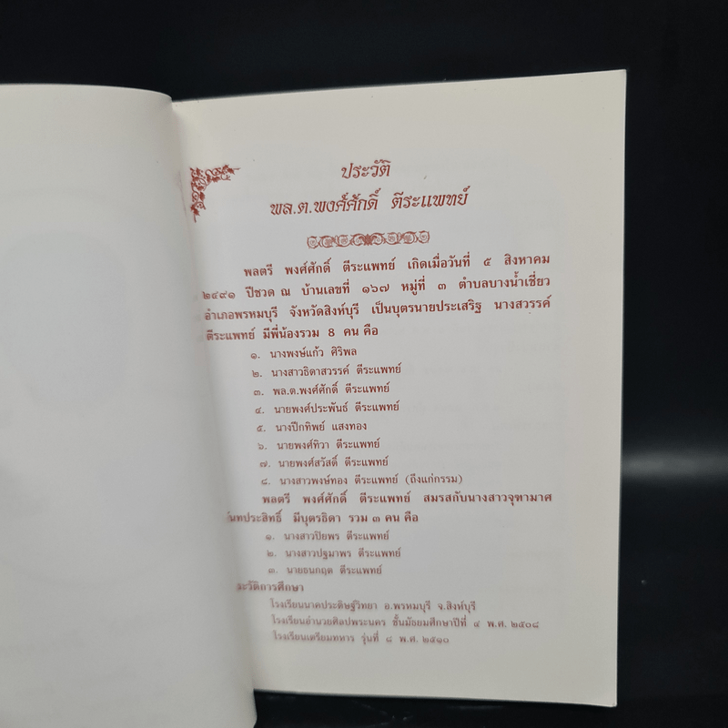 พจนานุกรมฉบับภาษาไทย (อนุสรณ์งานพระราชทานเพลิงศพ พลตรีพงศ์ศักดิ์ ตีระแพทย์)