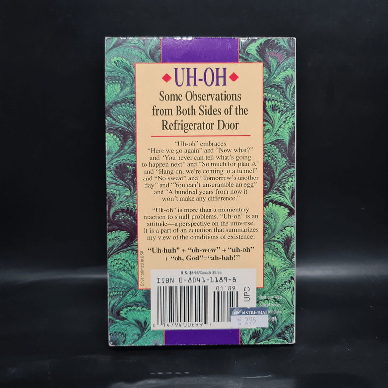 Uh-oh: Some Observations from Both Sides of the Refrigerator Door - Robert Fulghum