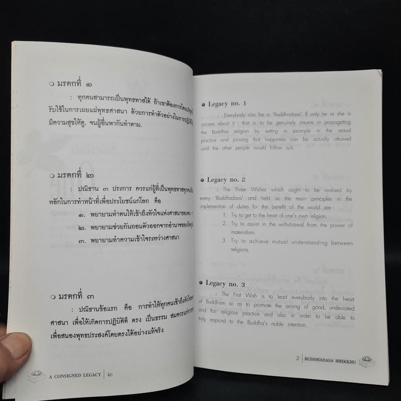 มรดกที่ขอฝากไว้ - พุทธทาสภิกขุ