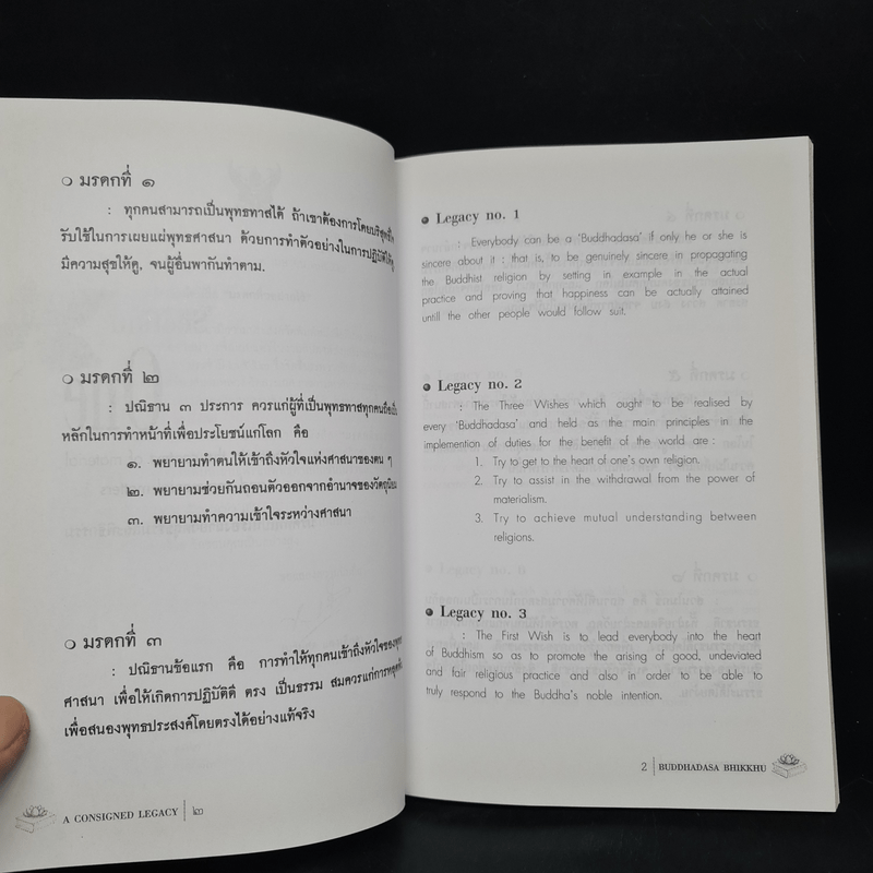 มรดกที่ขอฝากไว้ - พุทธทาสภิกขุ