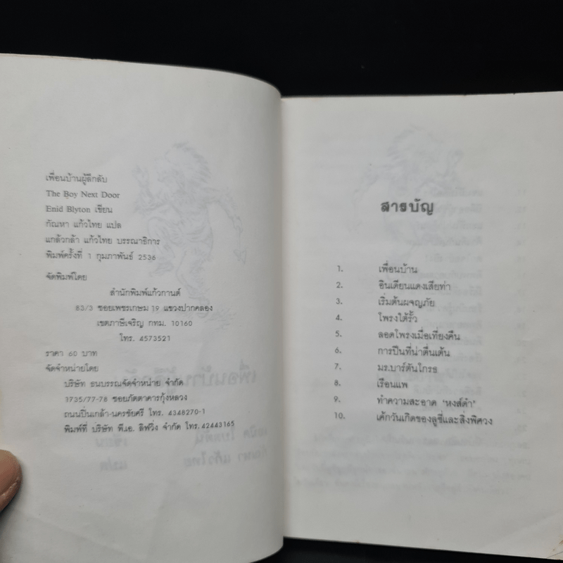 เพื่อนบ้าน..ผู้ลึกลับ - กัณหา แก้วไทย