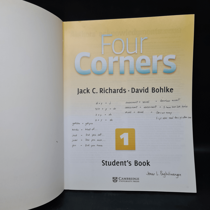 Four Corners Student's Book 1