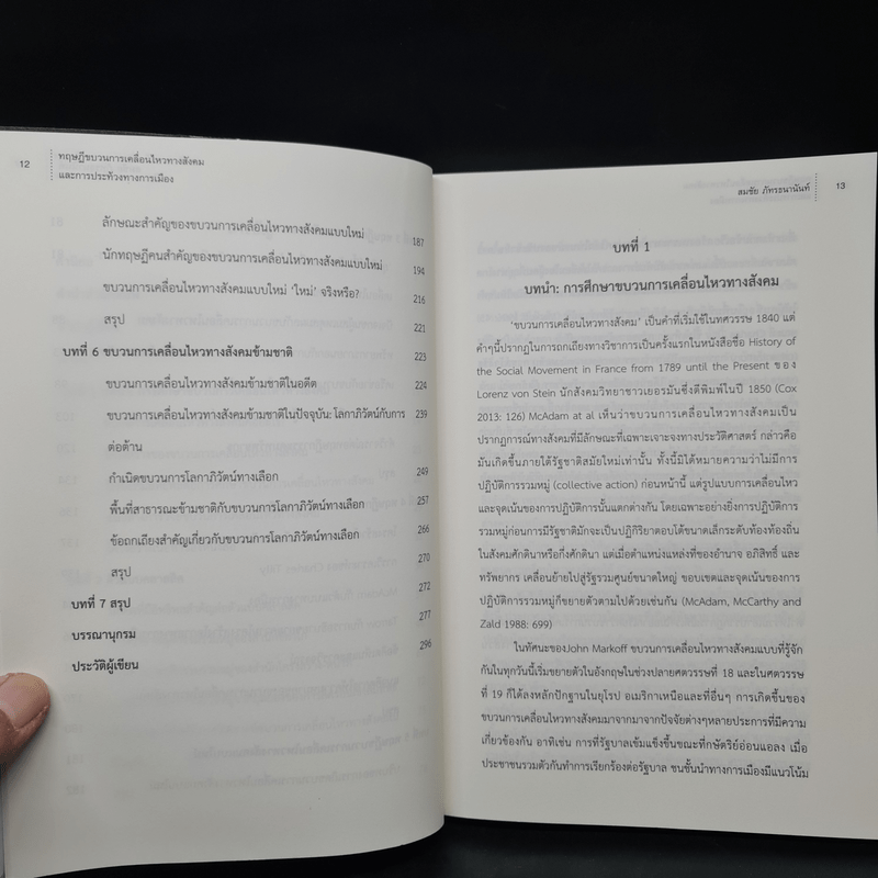 ทฤษฎีขบวนการเคลื่อนไหวทางสังคมและการประท้วงทางการเมือง - สมชัย ภัทรธนานันท์