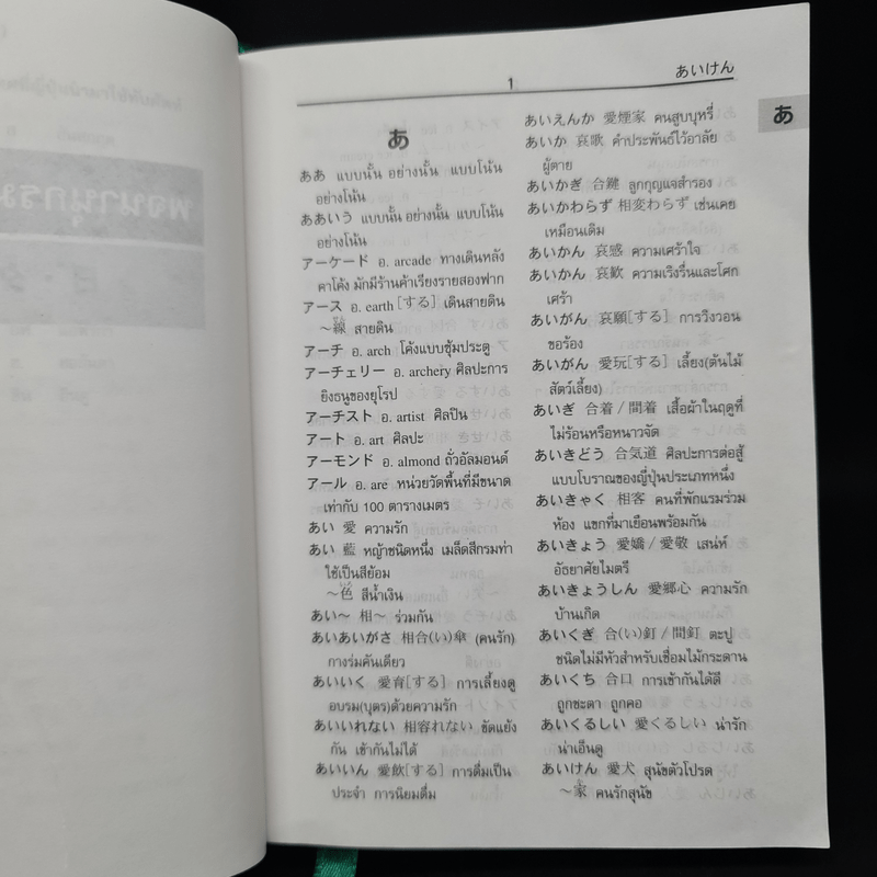 พจนานุกรมญี่ปุ่น-ไทย