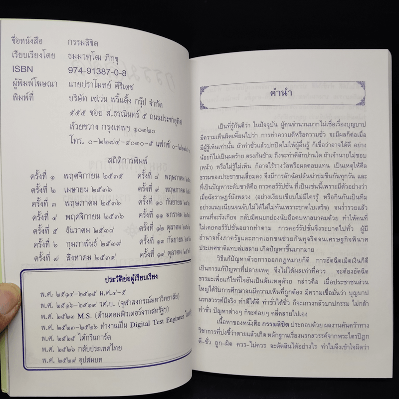 กรรมลิขิต - ธมมวฑโฒ ภิกขุ