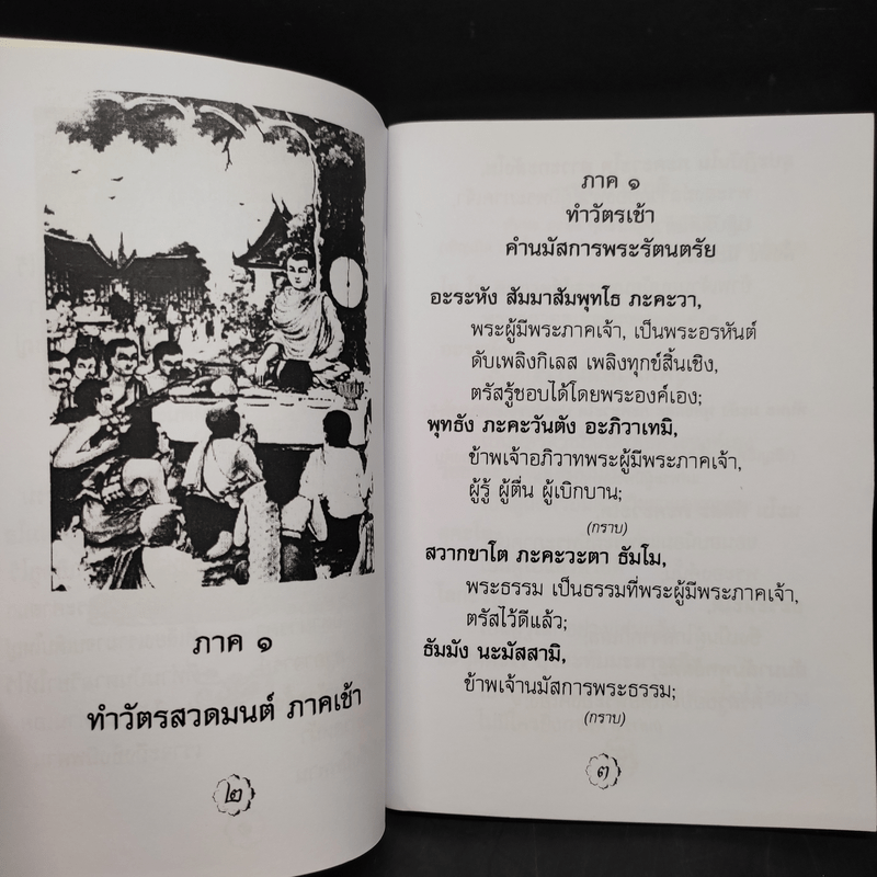 คู่มือชาวพุทธ บททำวัตร สวดมนต์แปล