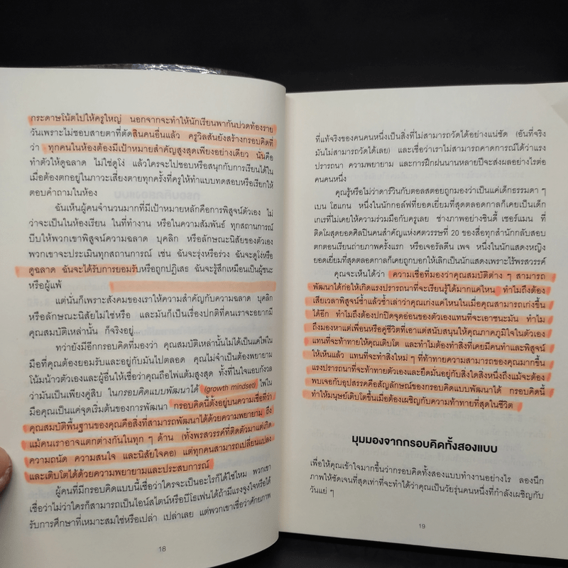 Mindset ใช้ความคิดเอาชนะโชคชะตา - Carol S.Dweck