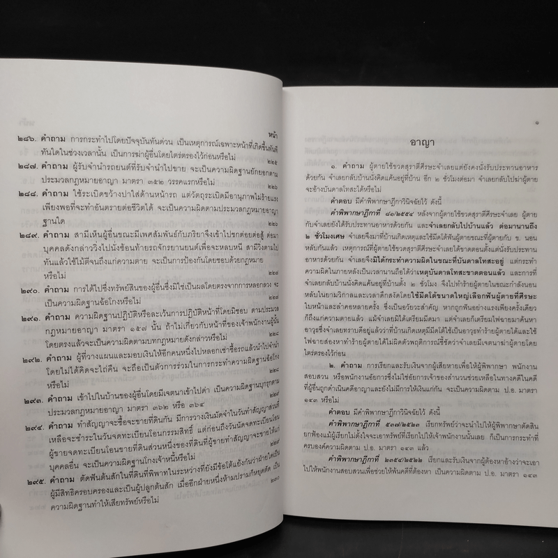 คำถาม-คำตอบ ปัญหาข้อกฎหมายอาญาจากคำพิพากษาฎีกา - ประเสริฐ เสียงสุทธิวงศ์