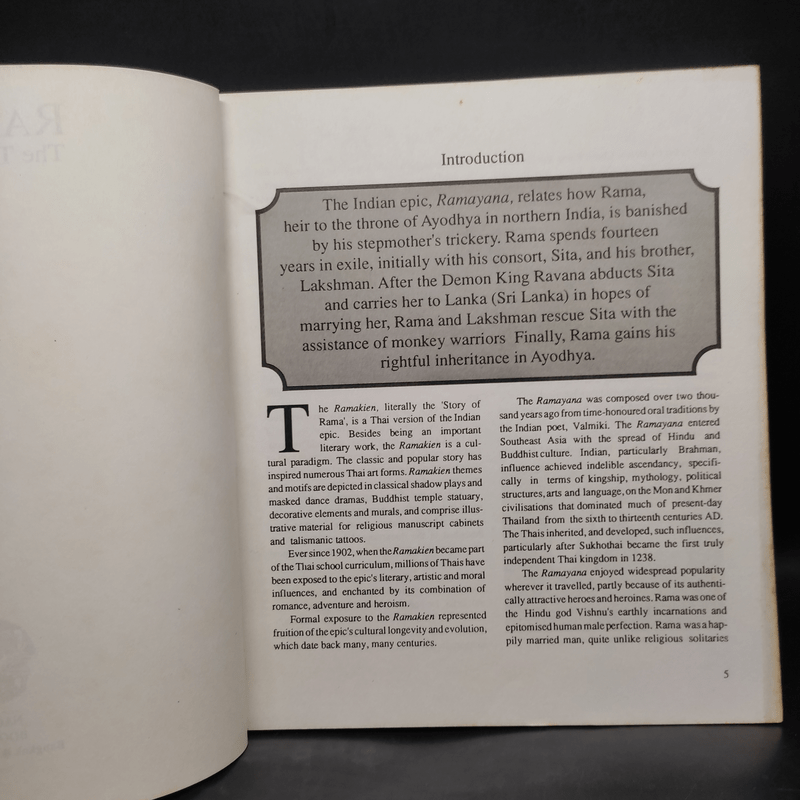 Ramakien The Thai Ramayana