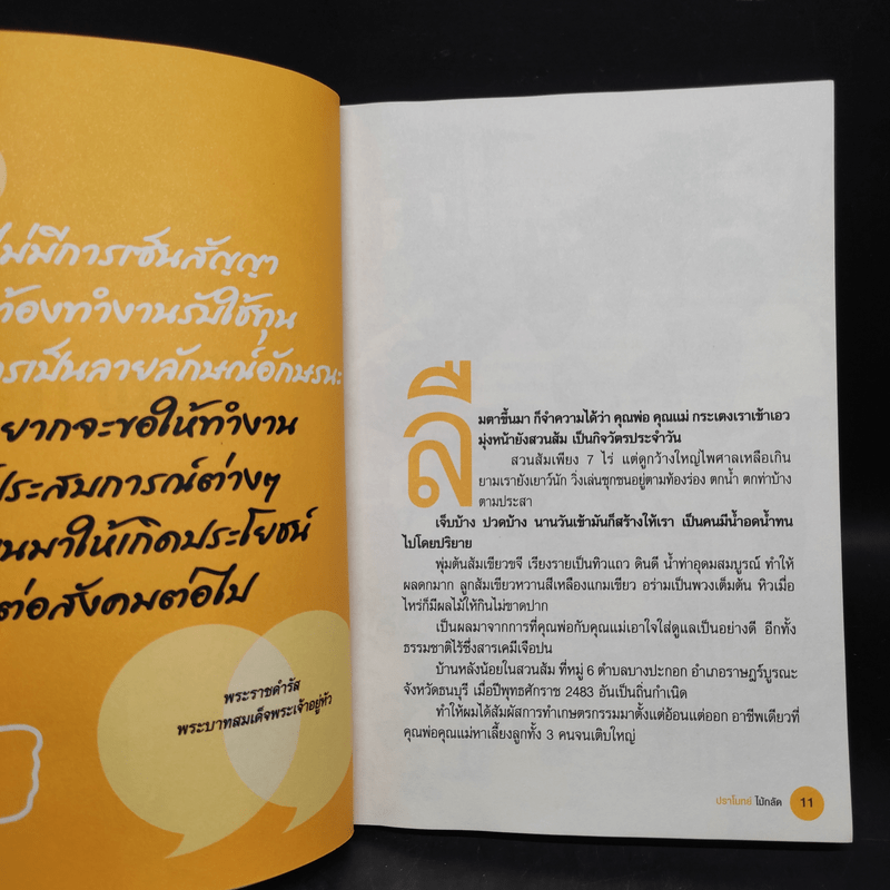 การทรงงานของพ่อในความทรงจำ - ปราโมทย์ ไม้กลัด