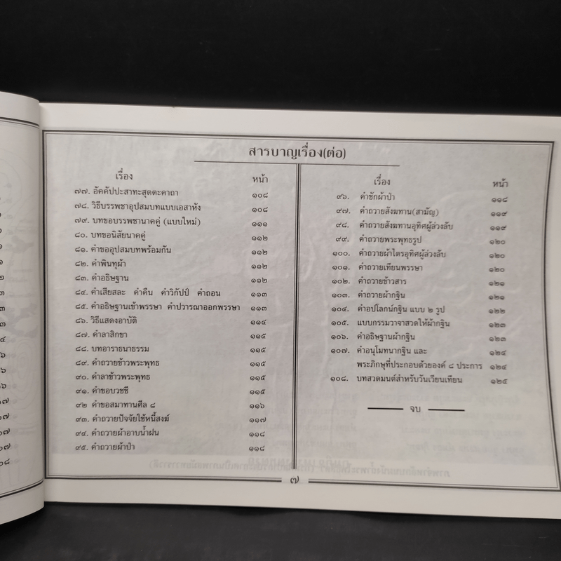 บททำวัตรสวดมนต์ และพระสูตรที่สำคัญต่างๆ (ฉบับแปล) วัดถ้ำพระโพธิสัตว์