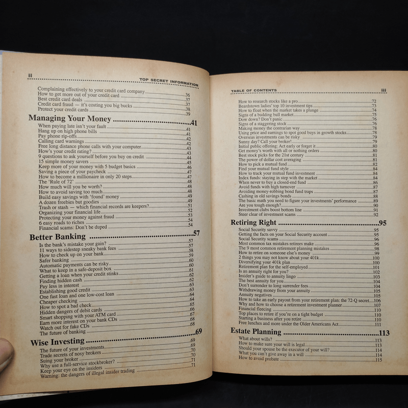 Top Secret Information the Government, Banks, and Retailers - Frank W. Cawood, Associates