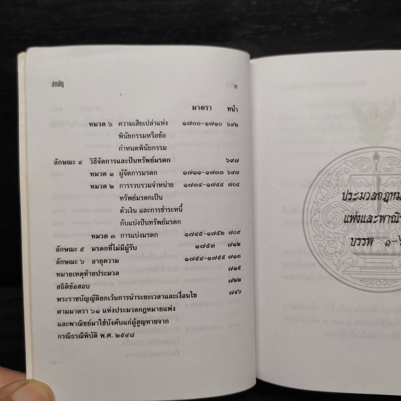 ประมวลกฎหมายแพ่งและพาณิชย์ พิมพ์พ.ศ.2546