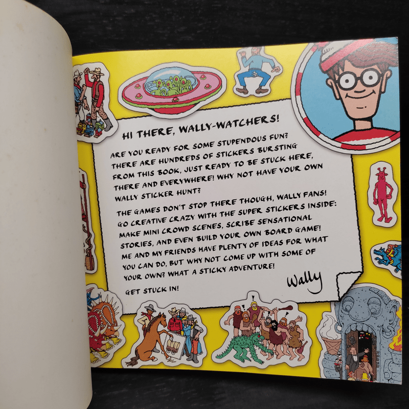 Where's Wally? The Sticker Book!