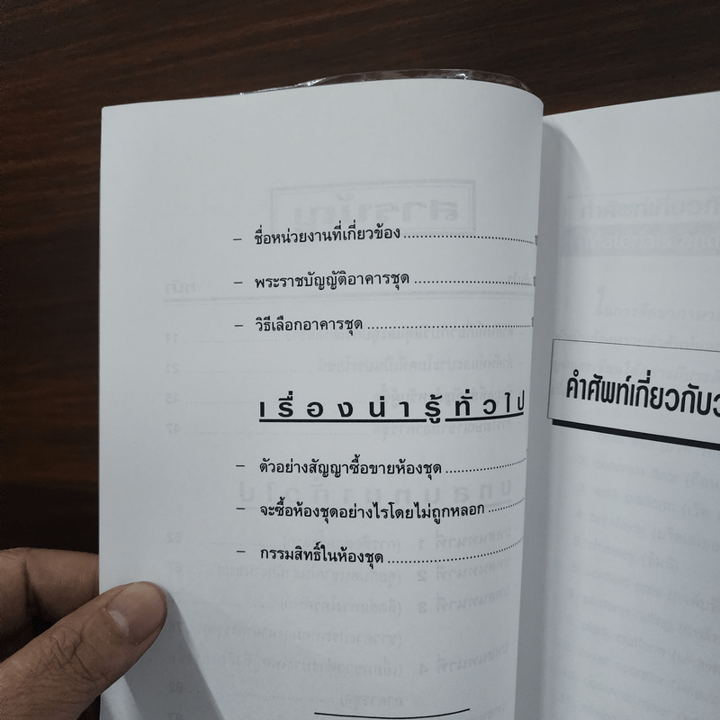 ภาษาอังกฤษสำหรับธุรกิจอสังหาริมทรัพย์ - ลำดวน จาดใจดี