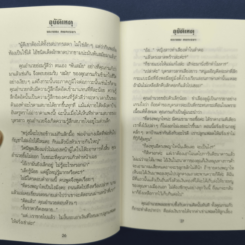 ✔️อุบัติเหตุ 2 เล่มจบ - กนกเรขา