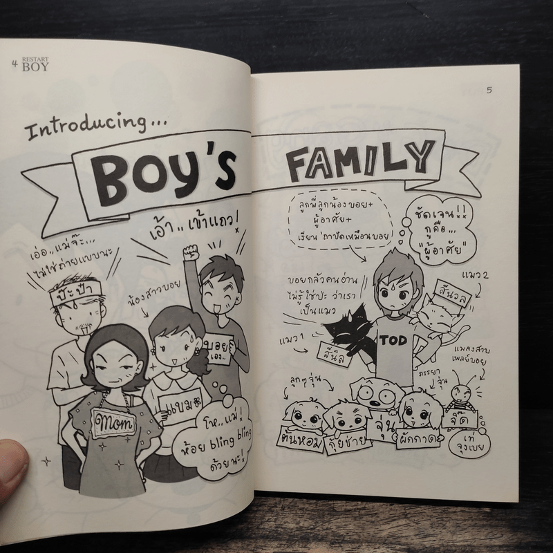 Restart boy สมัชชา หมา แมว แมลงสาบ - ว.แหวน