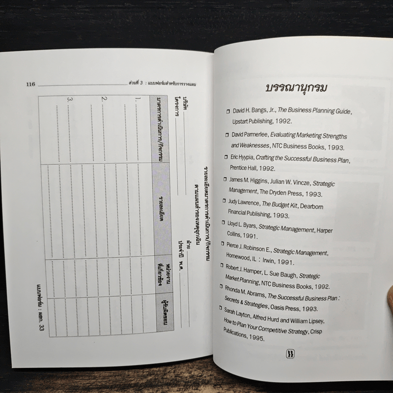 การจัดทำแผนธุรกิจ - วิรุจ ลายถมยา, ปานบัณฑิต โกญจนาวรรณ