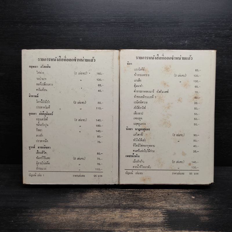 อัญมณี 2 เล่มจบ - แกมกาญจน์ ศุภวรรณ