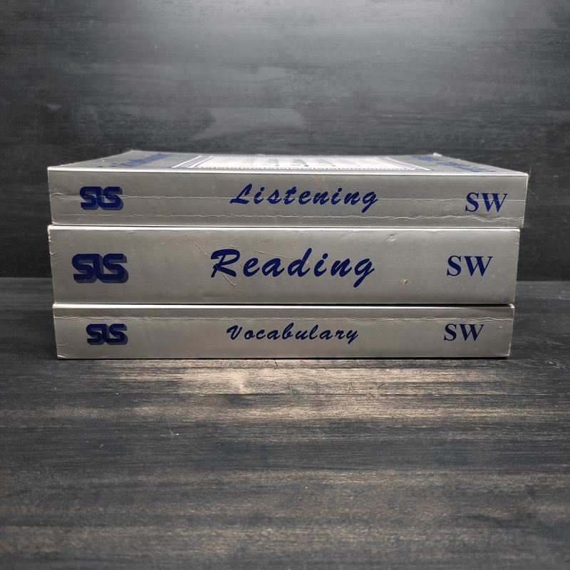 โรงเรียนเสริมหลักสูตร Vocabulary Reading Listening 3 เล่ม - อาจารย์สงวน วงศ์สุชาต