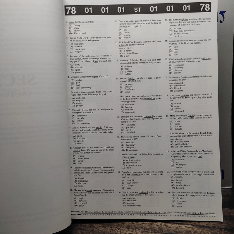 โรงเรียนเสริมหลักสูตร Vocabulary Reading Listening 3 เล่ม - อาจารย์สงวน วงศ์สุชาต