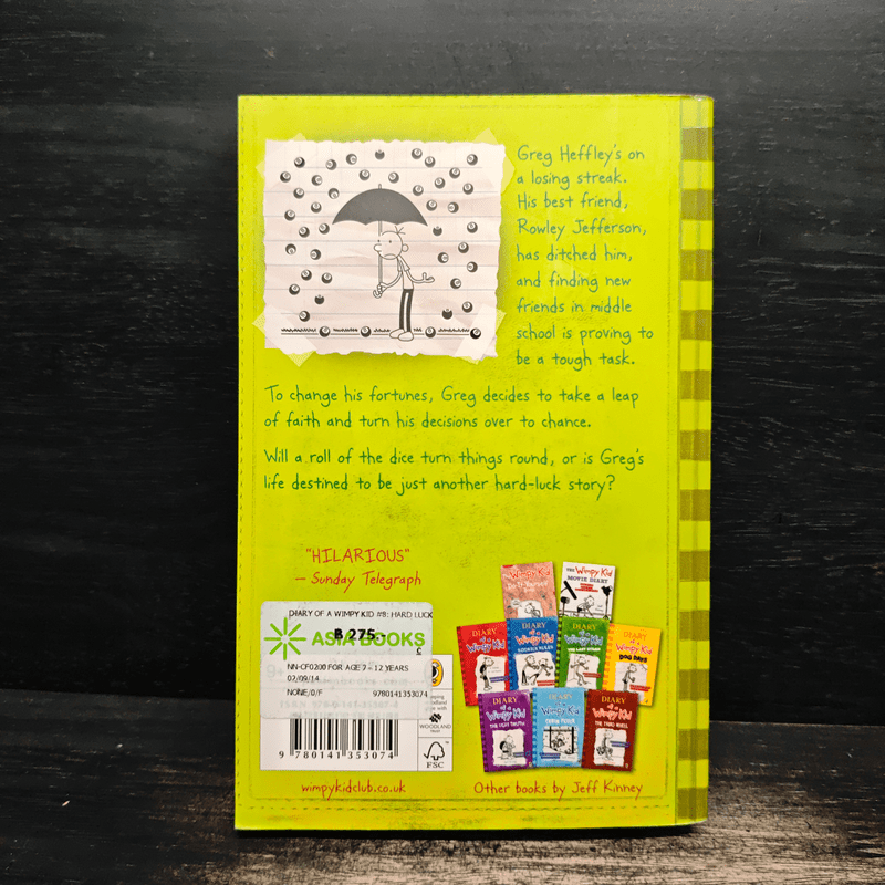 Diary of a Wimpy Kid 8 Hard Luck - Jeff Kinney