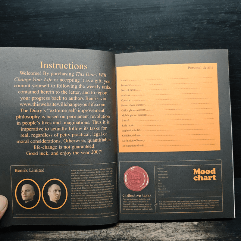 This Diary Will Change Your Life 2007 - Benrik Ltd