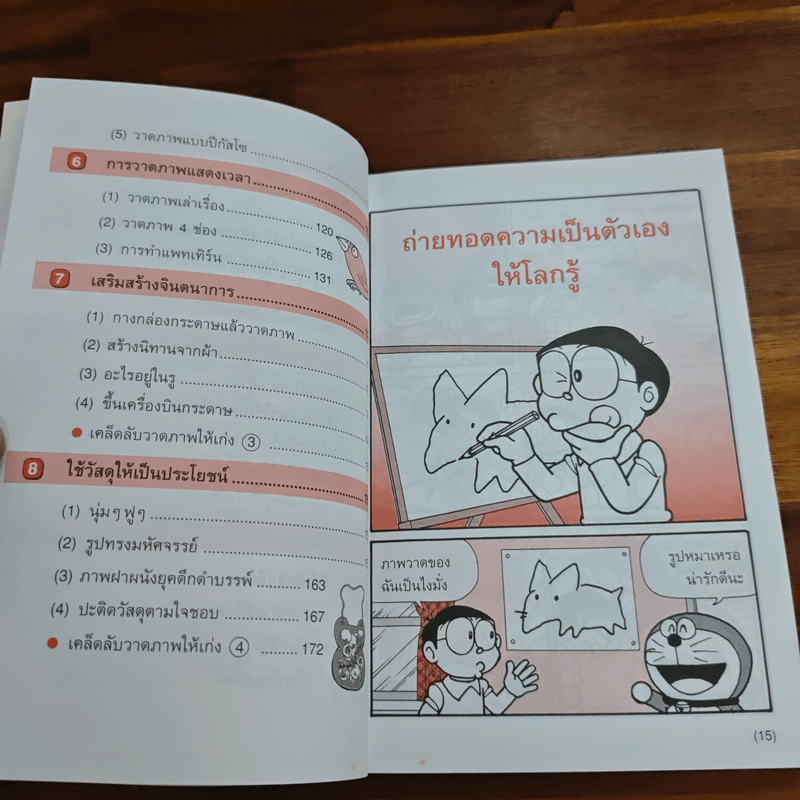 โดเรมอน สอนเคล็ดลับศิลปะ วาดภาพและออกแบบ