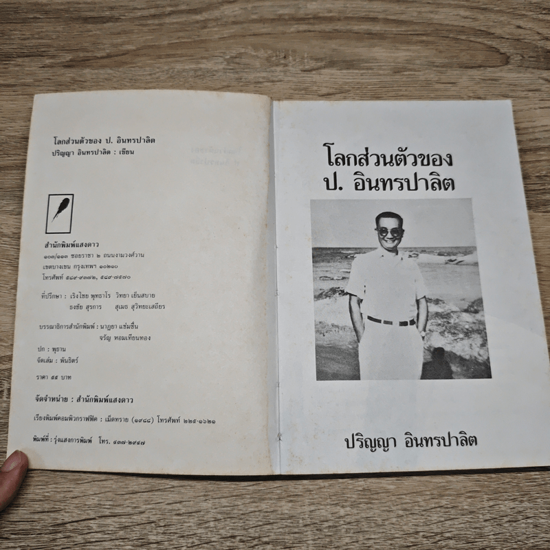 โลกส่วนตัวของ ป.อินทรปาลิต - ปริญญา อินทรปาลิต