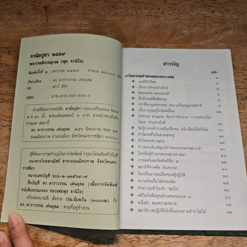 ฐานิยปูชา 2559