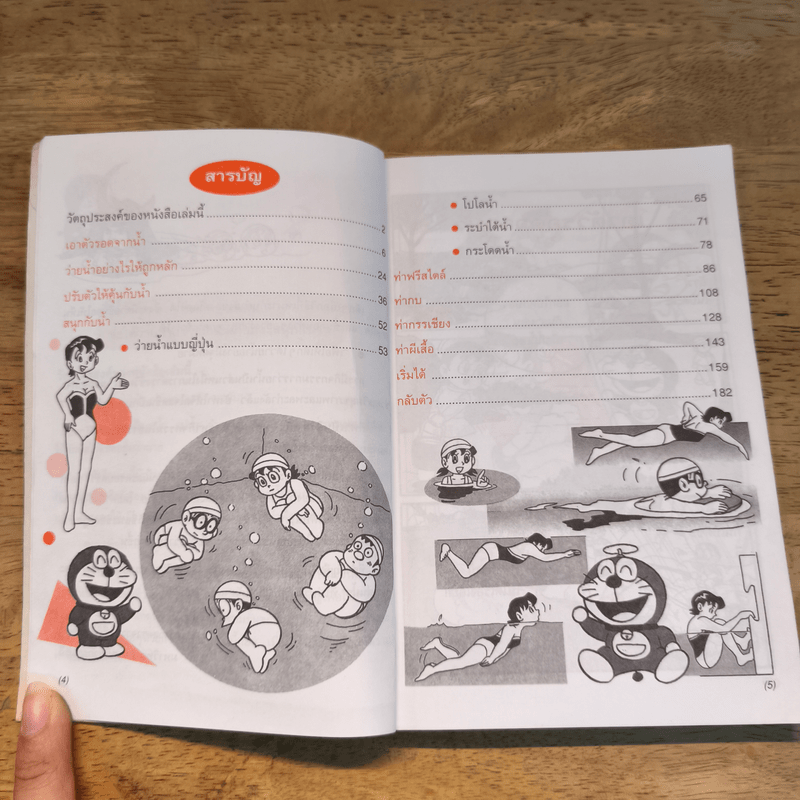 โดเรมอน เล่นกีฬาให้สนุก ว่ายน้ำ