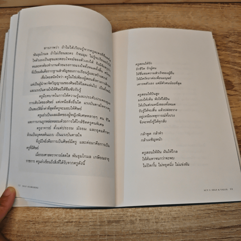 SELF-SEARCHING คุณค่า ตัวตน คน ละคร - อรชุมา ยุทธวงศ์