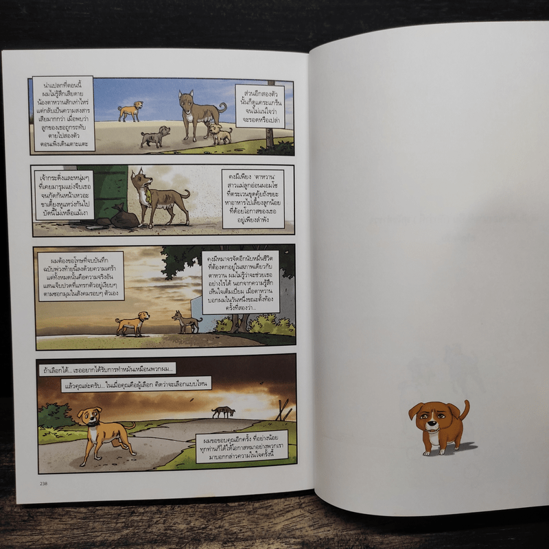 บันทึกสี่เท้า จากหัวใจผู้ไร้บ้าน ฉบับการ์ตูน - เรืองศักดิ์ ดวงพลา