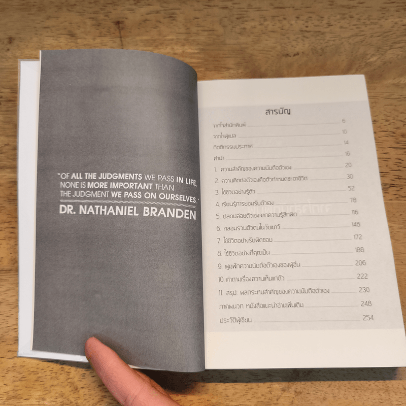 พลังแห่งการเพิ่มความนับถือตัวเอง - Nathaniel Branden