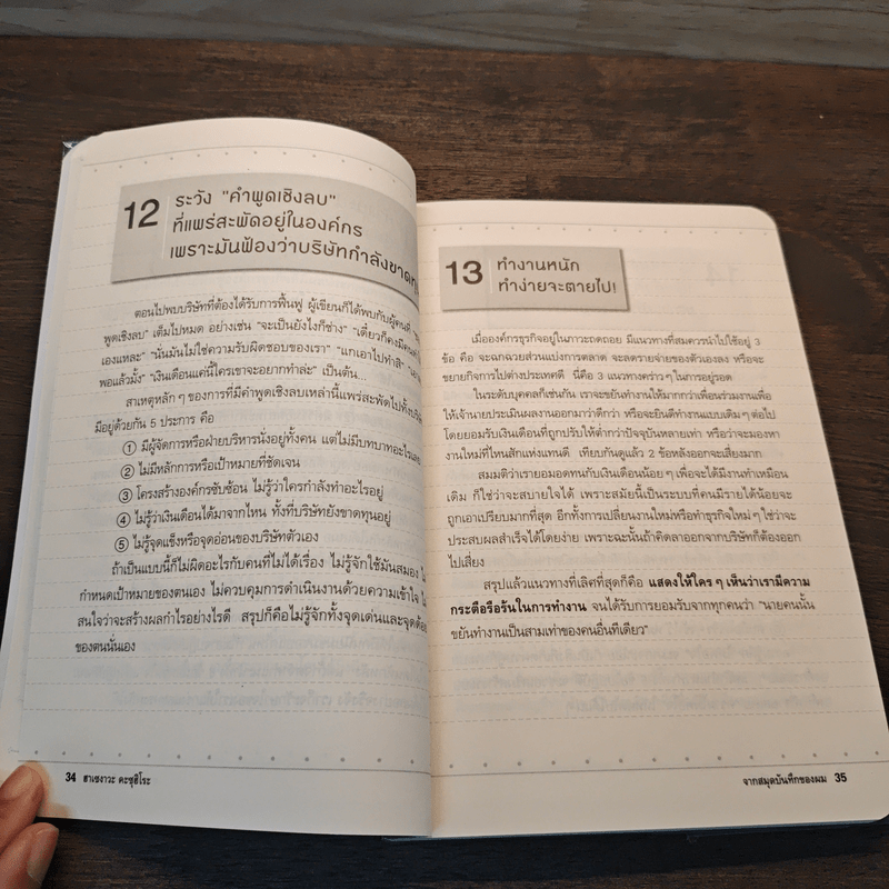 จากสมุดบันทึกของผม President's Notebook - Hasegawa Kazuhiro (ฮาเซงาวะ คะซุฮิโระ)