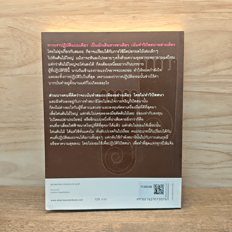 สมถะเท้าขวา วิปัสสนาเท้าซ้าย - พศิน อินทรวงศ์