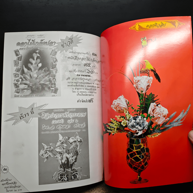 ศิลปะการพับกระดาษ (แบงค์) เล่ม 1 - อ.ศกนตลา คร้ามอ่ำ